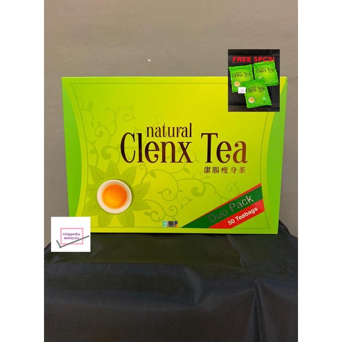 

[ COD ] Natural Clenx Tea 50pcs 1box FREE ONGKIR Kode 836