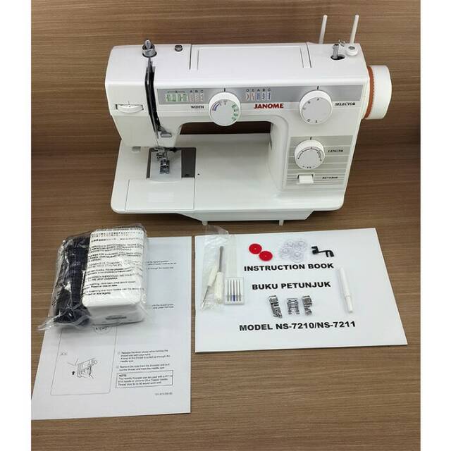 JANOME 7220 - Mesin Jahit Janome 7220 - Body Full Besi (Semi Portable)