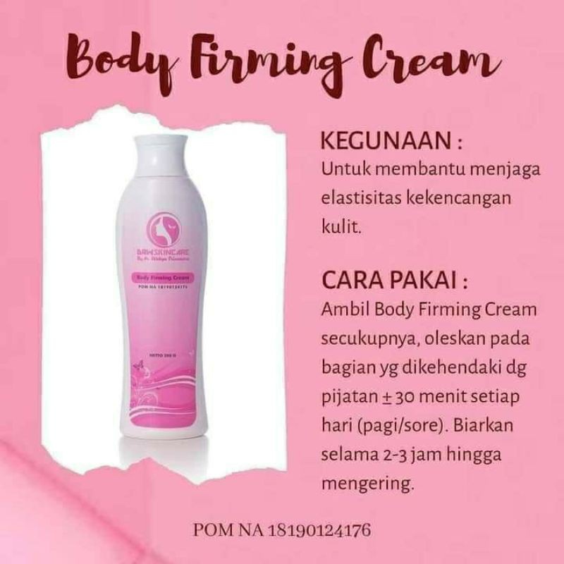 Krim Pelangsing Body Firming Cream DrW Skincare