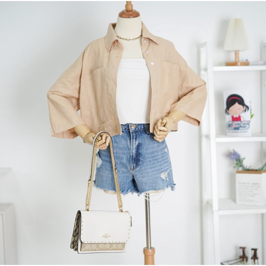 GFS MD KEMEJA LINEN OVERSIZE POCKET WELCO