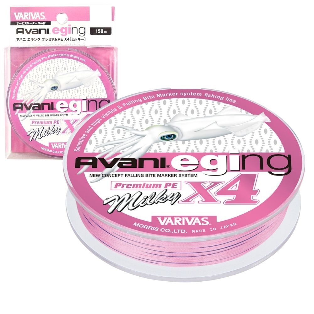 Senar Pancing PE Varivas Avani Eging Premium Milky X4