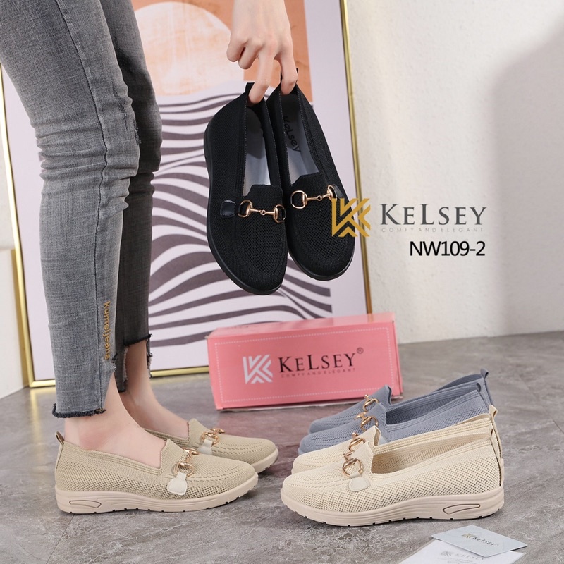 Kelsey Sepatu Slip On Wanita Kelsey NW109-2