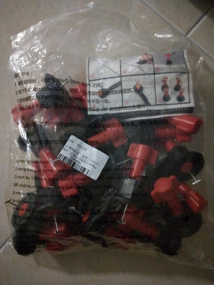 Ce 75 Pcs Reusable Anti-lippage Tile Leveling Spacer Clips Locator Construction Floor Plier System Tiling Tool