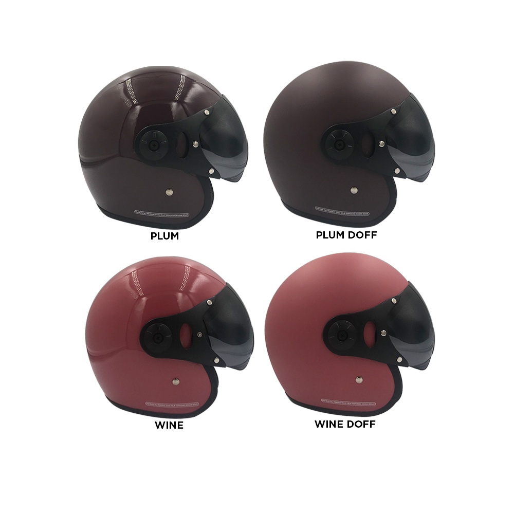 Tanpanama Helm - Helm Pilot Dewasa Warna Terbaru Mid Reguler / Helm Bogo Dewasa SNI