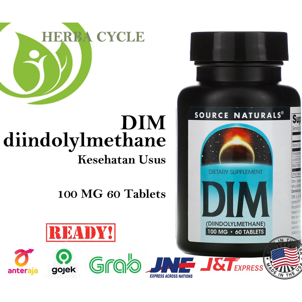 Source Naturals DIM 100 mg 60 Tablets Source Natural DIM Diindolylmethane