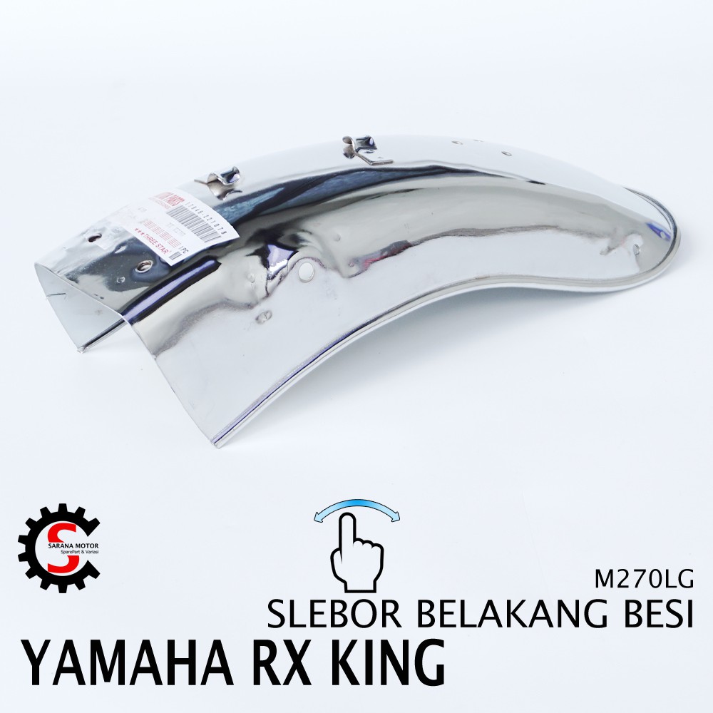 Spakbord Spakbor Slebor Belakang Besi Yamaha RX King RX K RXK TRI STAR Chrome Crome Krom