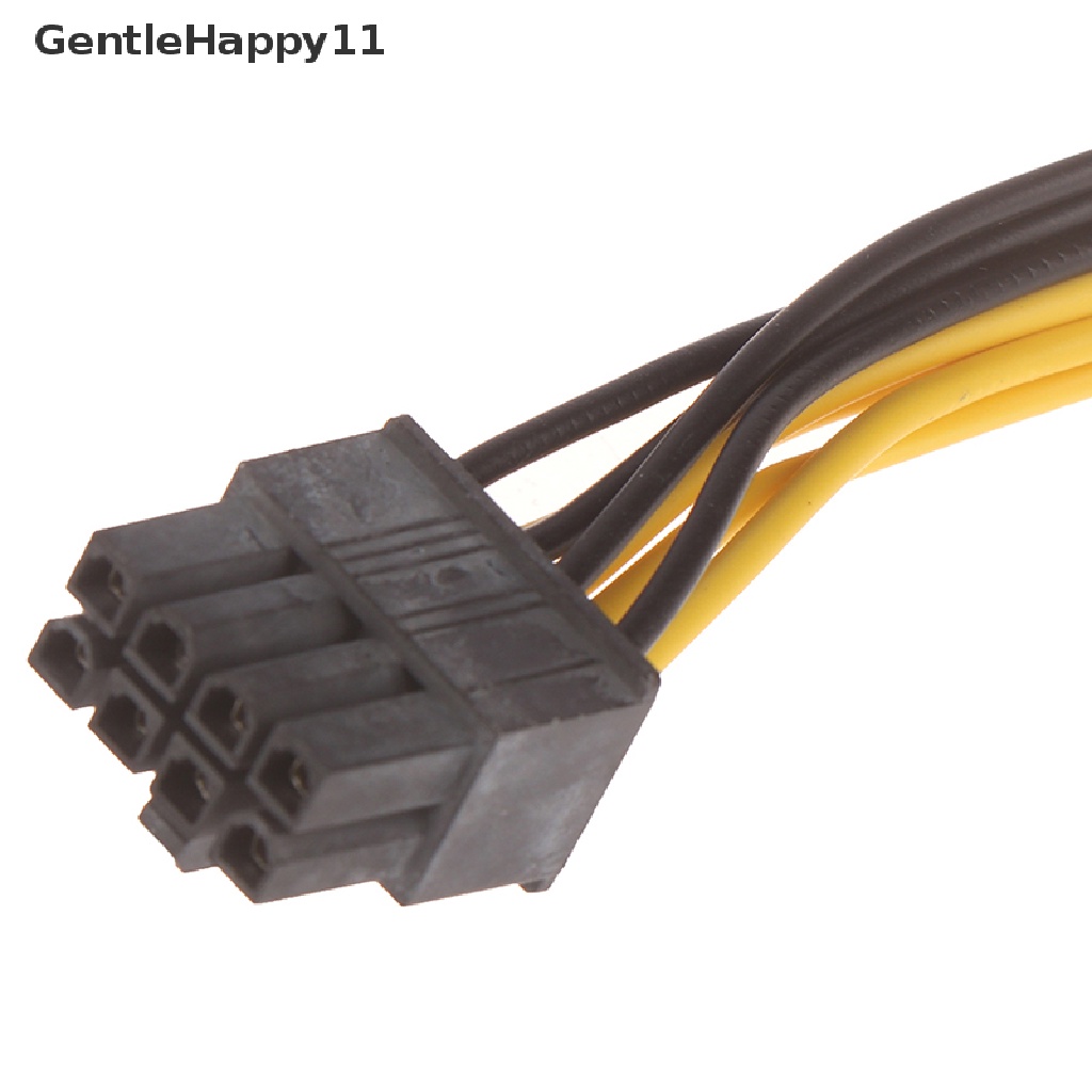 Gentlehappy 5Pcs ATX 4pin Male to 8pin Female EPS Adaptor Kabel Power CPU Konektor Daya