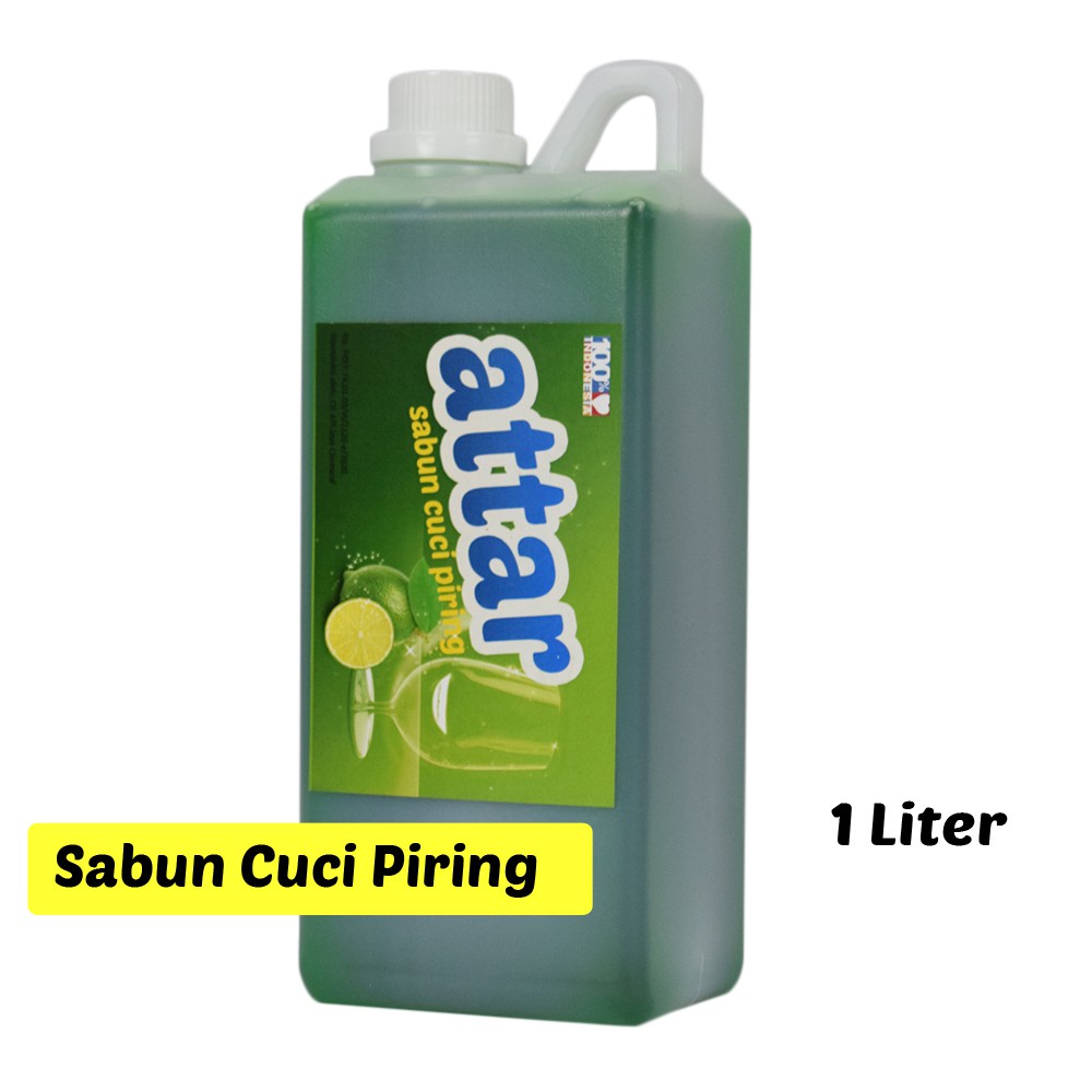 Sabun Cuci Piring ATTAR - 1 Liter, Sabun Pencuci Piring