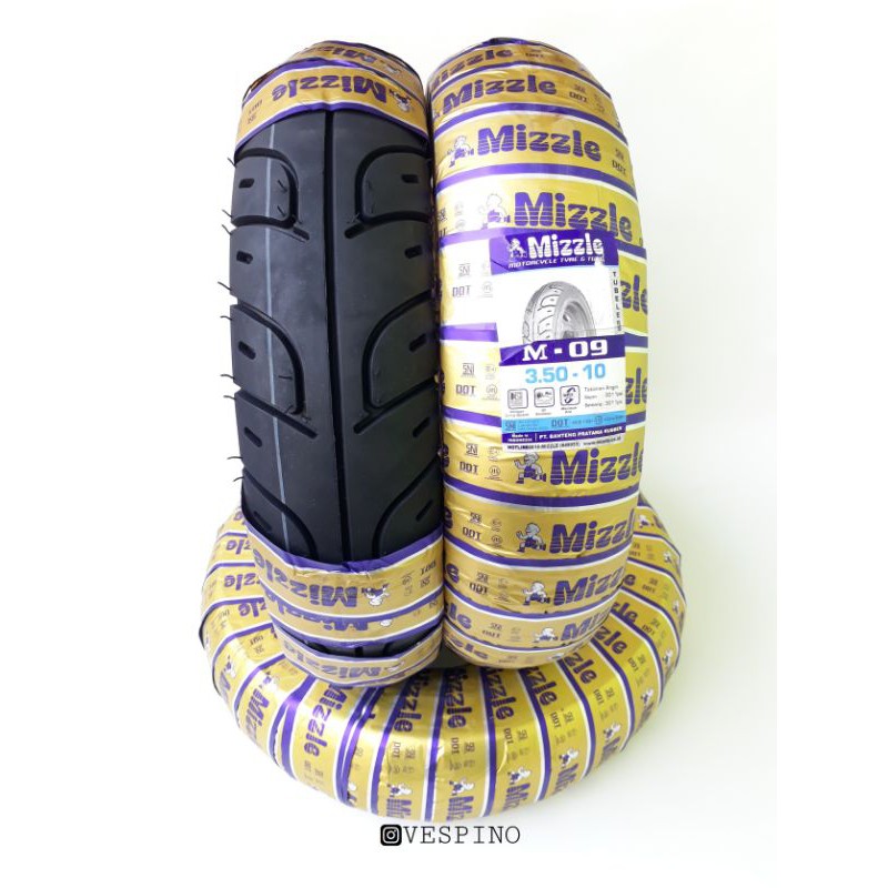 BAN LUAR VESPA R10 MIZZLE M-09 UK 350-10/BAN VESPA RING 10 MIZZLE