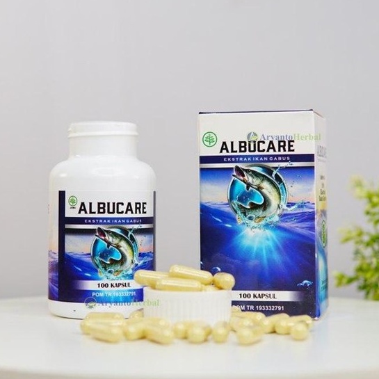 Albucare Obat Pengering Luka Pasca operasi Cesar Luka Jahitan Sunat Diabetes Herbal Isi 100 Kapsul BPOM Original