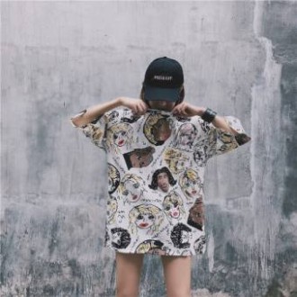 Kaos Wanita korea ulzzang / ABSTRACK