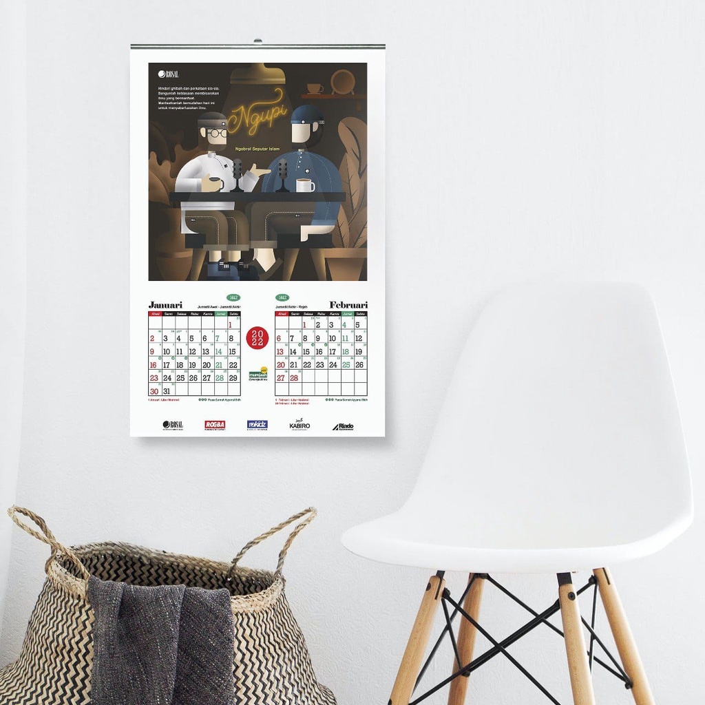

Kalender Dakwah / Kalender Dinding Tema Islami / Kalender Hijriyah / Kalender Masehi