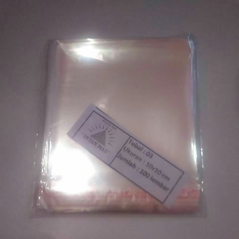 

plastik opp ukuran 10x10 .