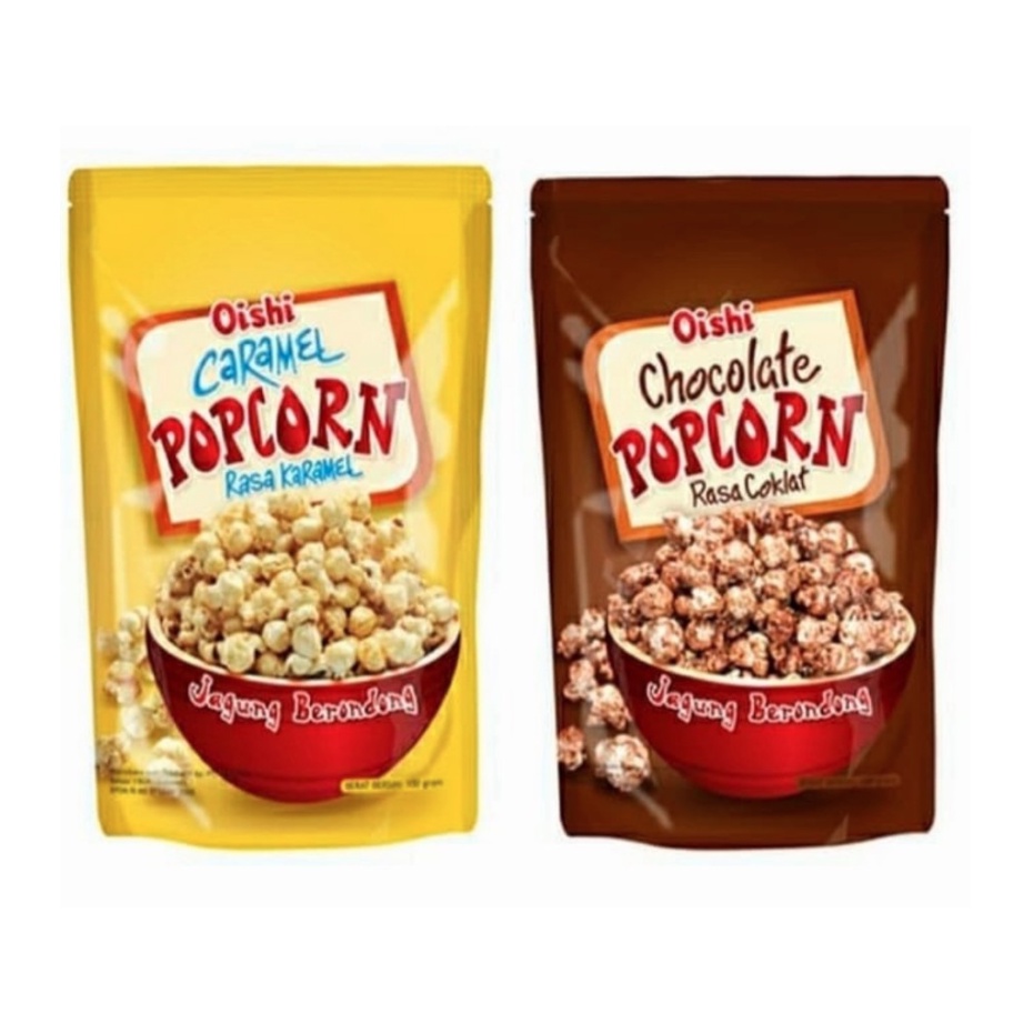 

Oishi Popcorn Caramel / Chocolate 100 gram