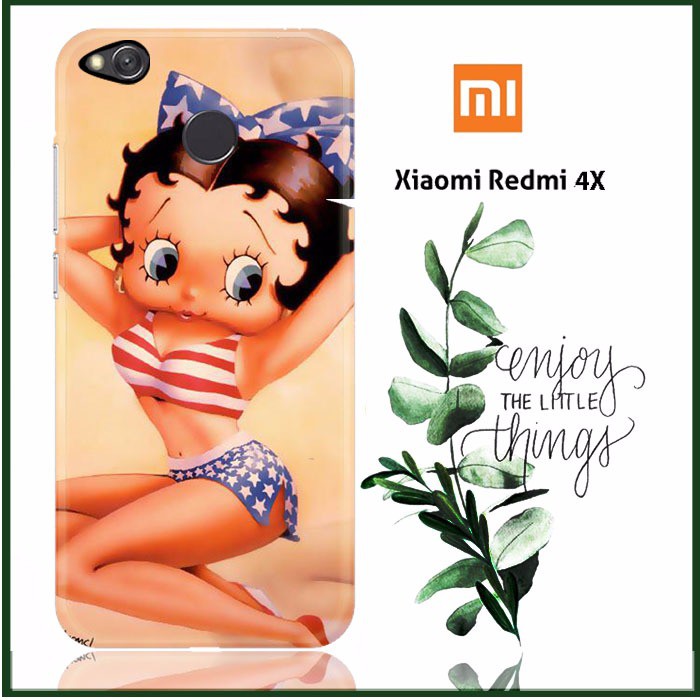 Betty Boop Pinup F0306 Xiaomi Redmi 4X Full Print 3D Case