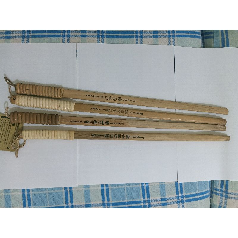 Earth Wand (Ecobrick) tongkat bambu kerajinan tangan umkm selamatkan plastik bekas