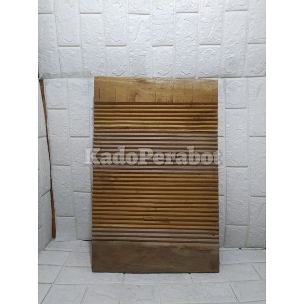 Papan Cuci - Gilesan Cuci - Papan Cuci Baju - Gilesan Kayu TANPA SAMBUNGAN L