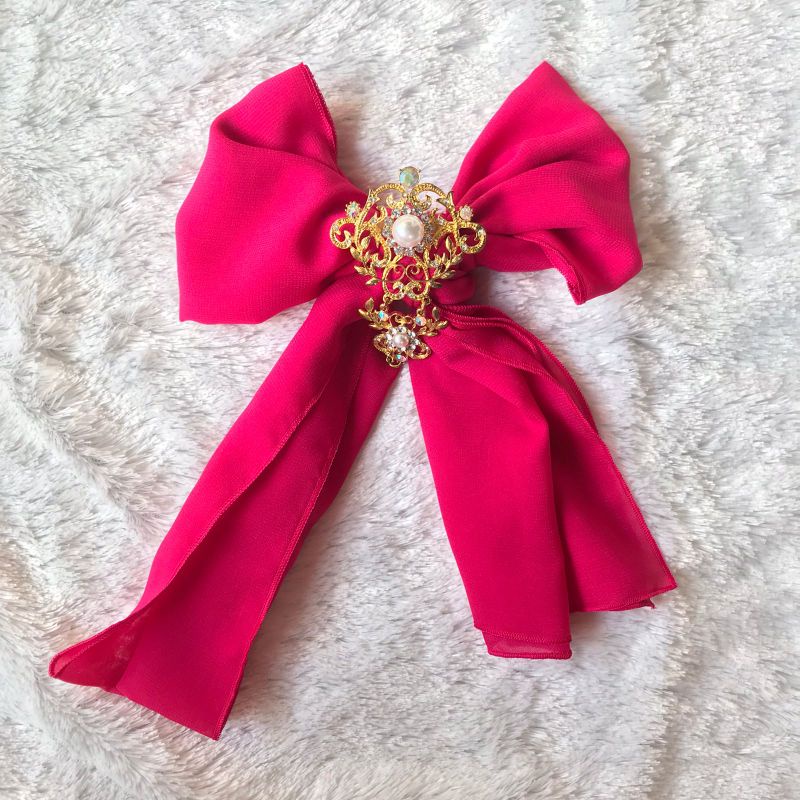 Selendang bali 2,5 meter | selendang sifon murah-Fuschia
