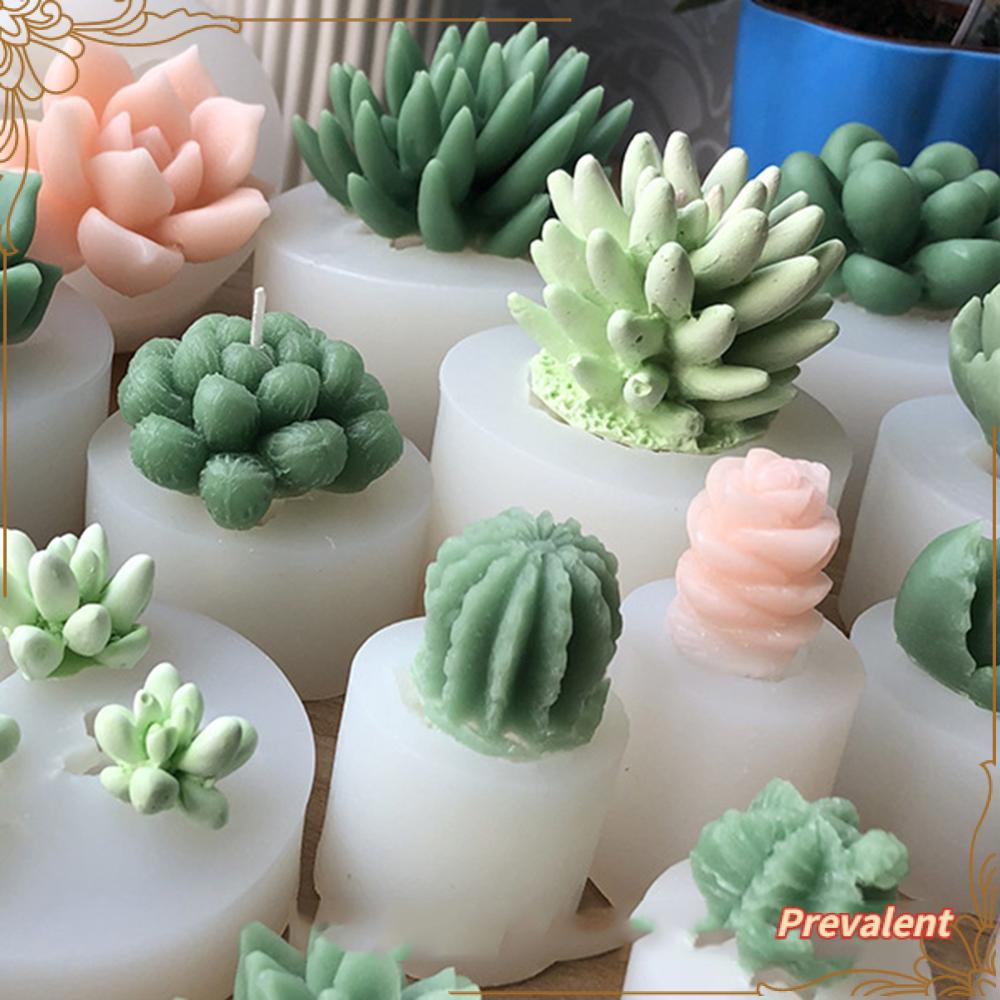 Cetakan Resin Epoksi Bentuk Sukulen 3D Untuk Membuat Perhiasan