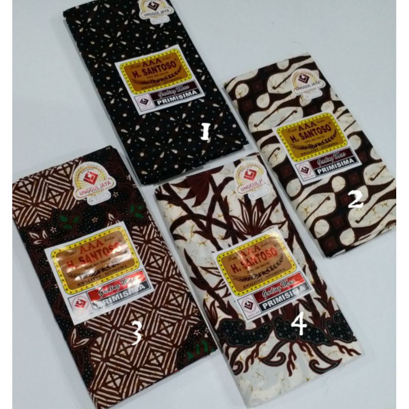 Kain Batik Unggul Jaya Pekalongan H Santoso AAA Gading Mas