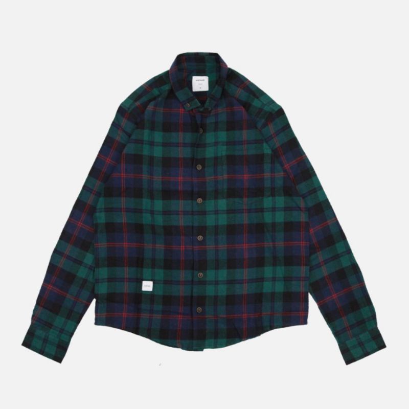 FLANEL GREE NAVY RATTLE INDUSTRIES | ORIGINAL