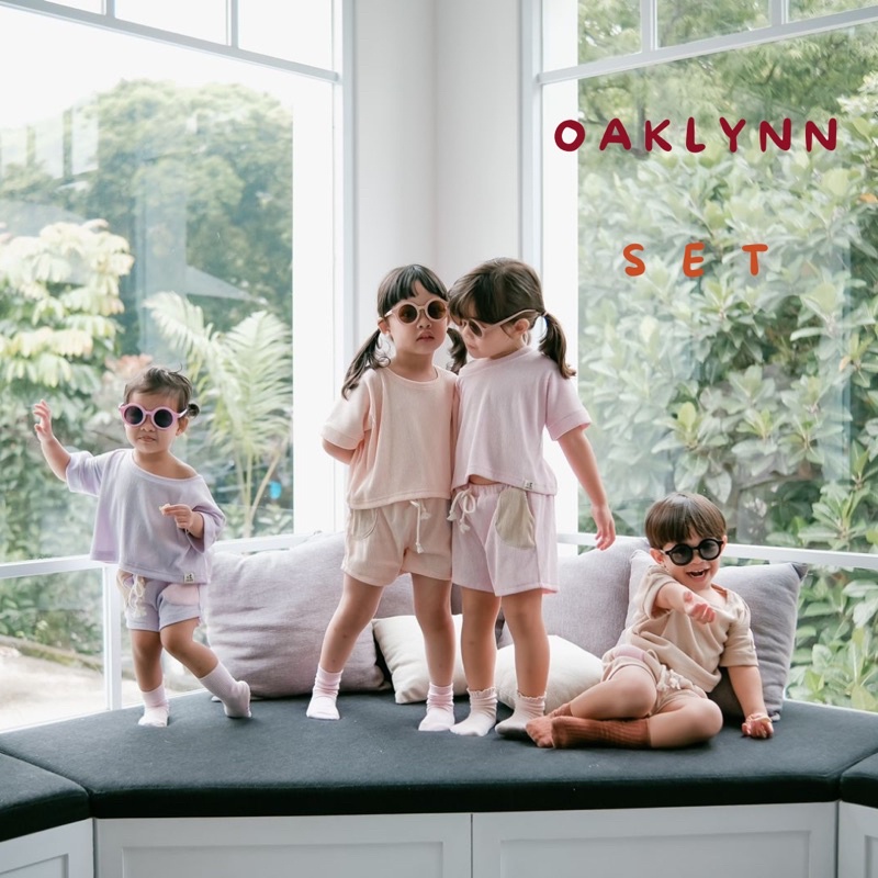 LITTLE MEBIE - Oaklynn Set Setelan Anak Unisex Linsky Baby