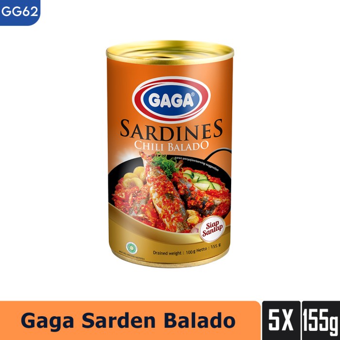 

Gg0Hh Gaga Sarden Balado 155G (Gg62) Ds0kk