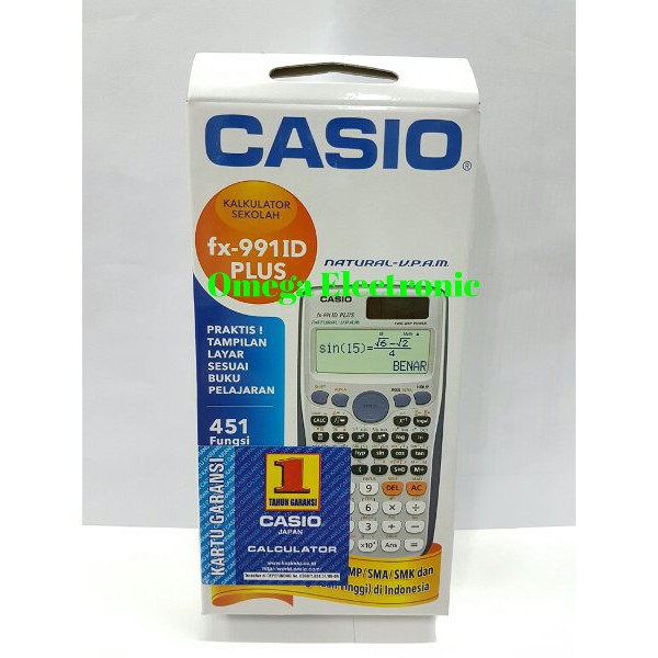 

PROMO KHUSUS AKHIR BULAN!! Casio FX 991 ID Plus - Scientific Kalkulator