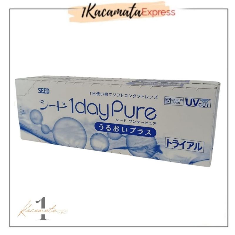 Softlens Bening Harian Minus Plus Seed 1 day Pure Moisture