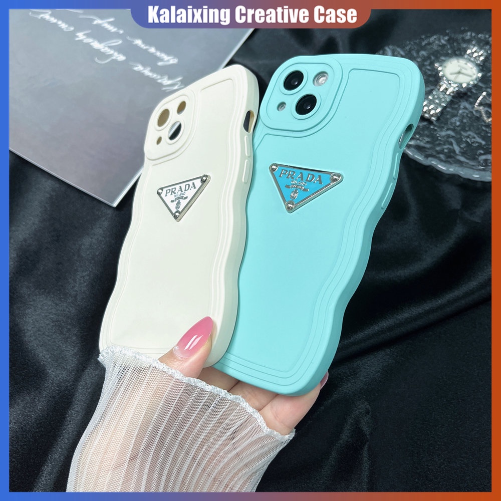 Soft Case Desain Prada 3D Untuk iPhone 14 Pro Max 14 Plus 13 12 11 Pro Max