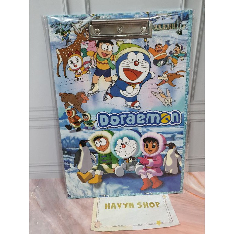 Papan Jalan/papan ujian/alas ujian/clip board/clipboard-Doraemon