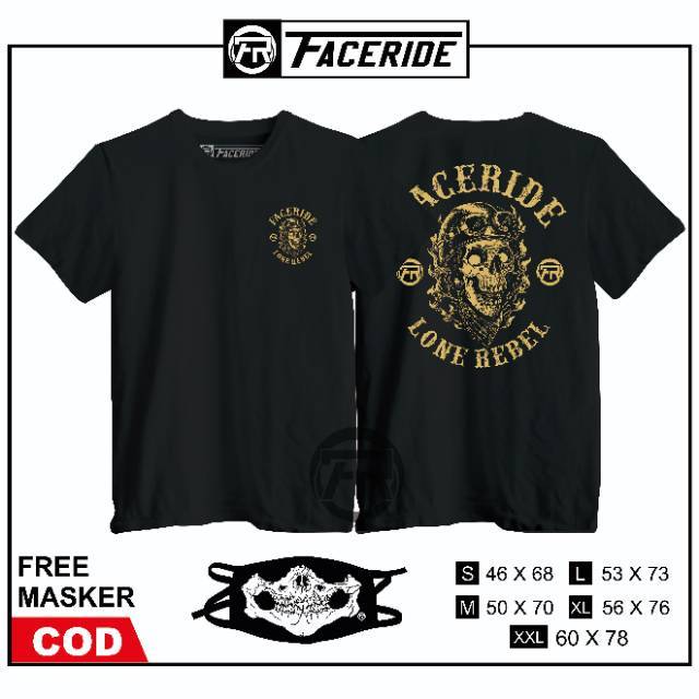 Tshirt/Kaos/Baju/Distro/Clothing/pakaian FACERIDE | Shopee Indonesia