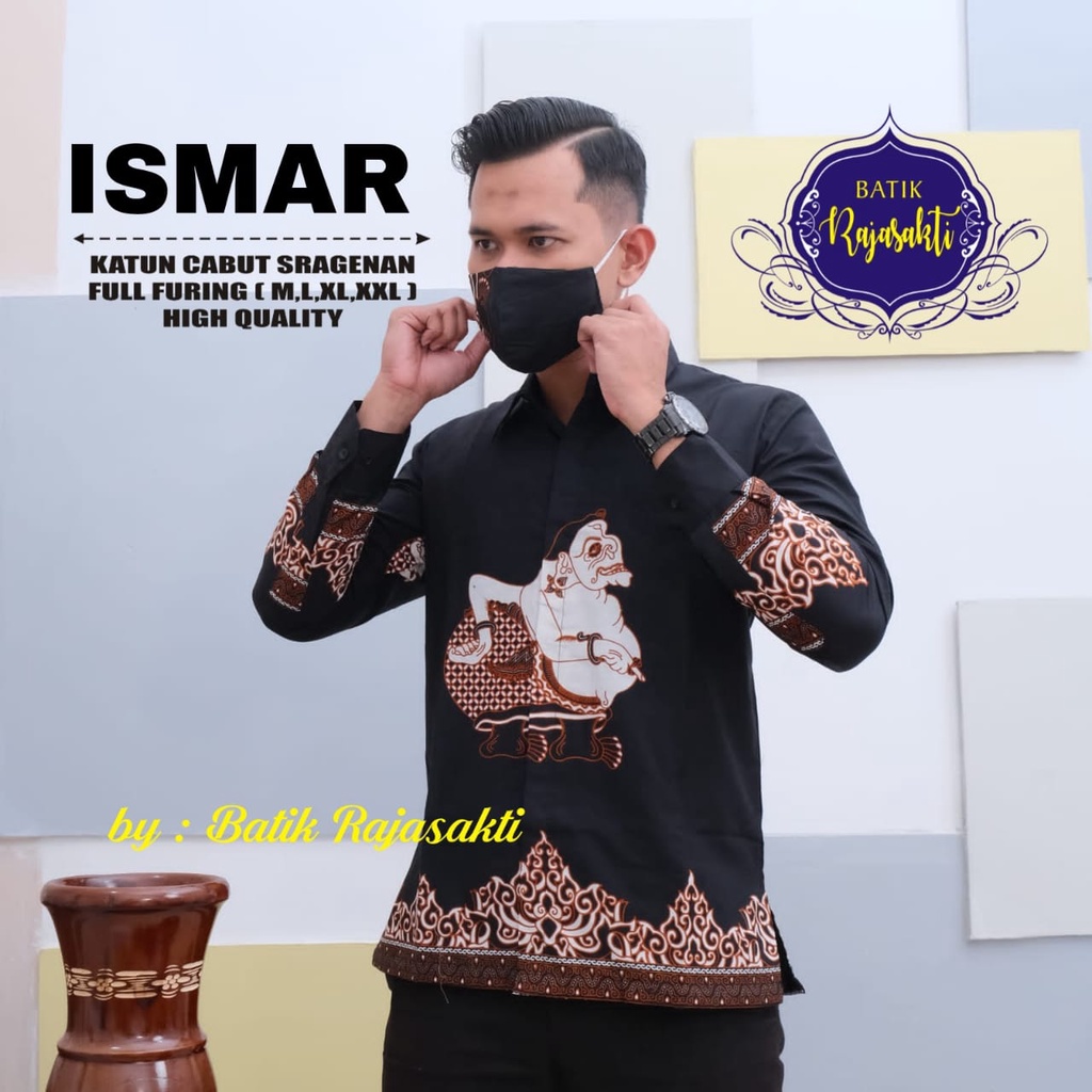 ISMAR RAJASAKTI KEMEJA BATIK SOLO PRIA LENGAN PANJANG PENDEK LAPIS FURING ATASAN PREMIUM MODERN KATUN HALUS MANUK TUMPUK UNDUNG 2 MARMADEWA EMAS PANJANG MATA ANGKER MATA LEMBUT MAUZA MEGAH MEMPESONA MENTARI EMAS MERAK BAYEM MERAK BULAN MERAK COKLAT MERAK