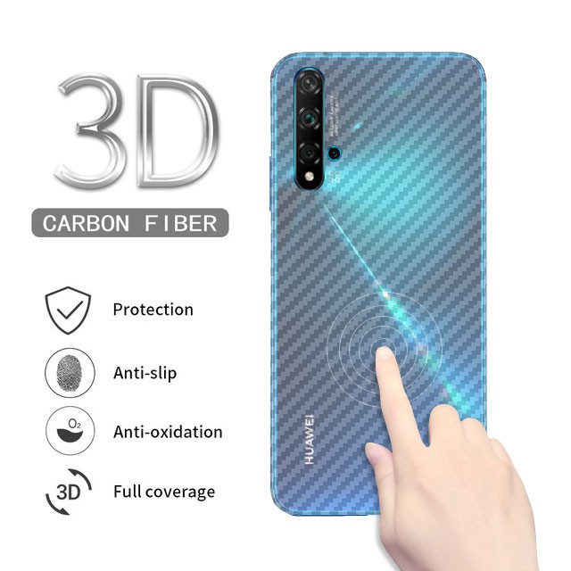 Garskin Carbon Premium Back Screen Protector Huawei Nova 5T