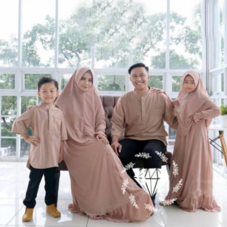 GAMIS NIBRAS COUPLE SARIMBIT TERBARU 2022 BAJU KELUARGA MUSLIM KOPEL KAPEL KAPELAN IBU ANAK LEBARAN