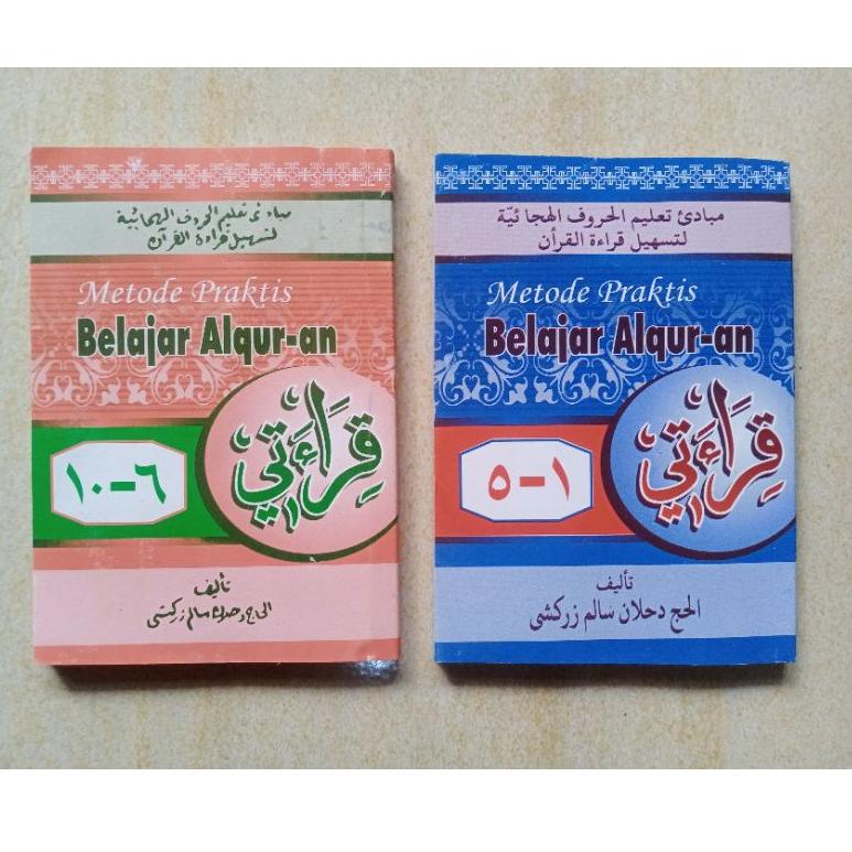 [KODE PRODUK KDMKP9538] Qiroati Lengkap 2 Kitab : Jilid 1-5 dan Jilid 6-10