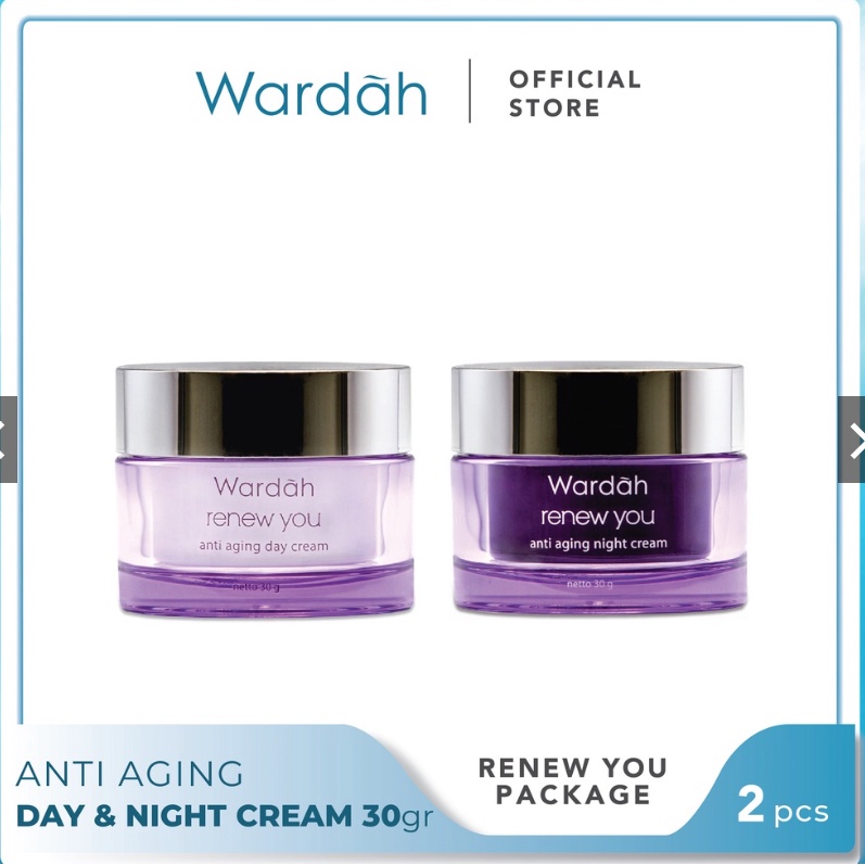 Wardah Renew You Paket ( Day + Night  30gr )