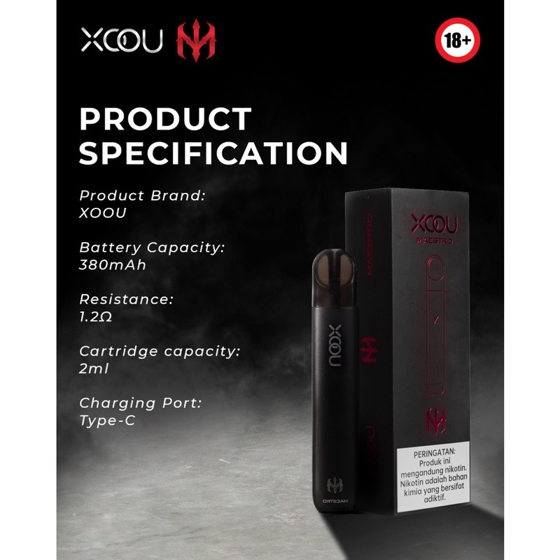 XOOU Maestro 5th Generation Vapor Pods Device RELX INFINITY/ESSENTIAL/PHANTOM COMPATIBLE