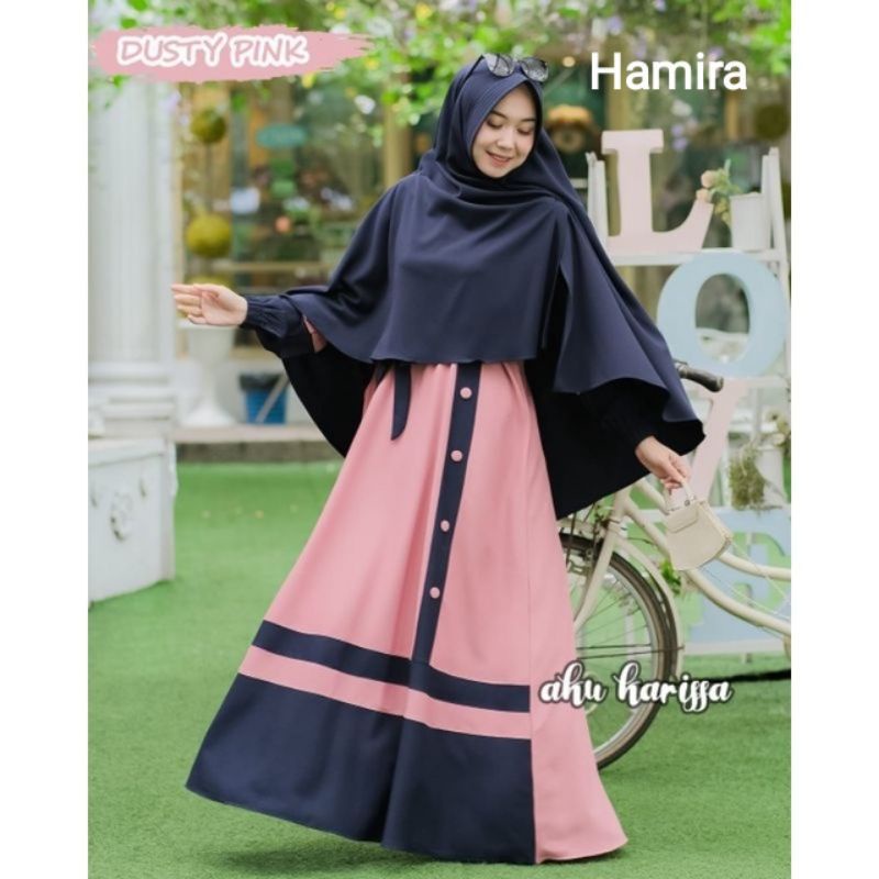 Gamis syar'i model terbaru HAMIRA