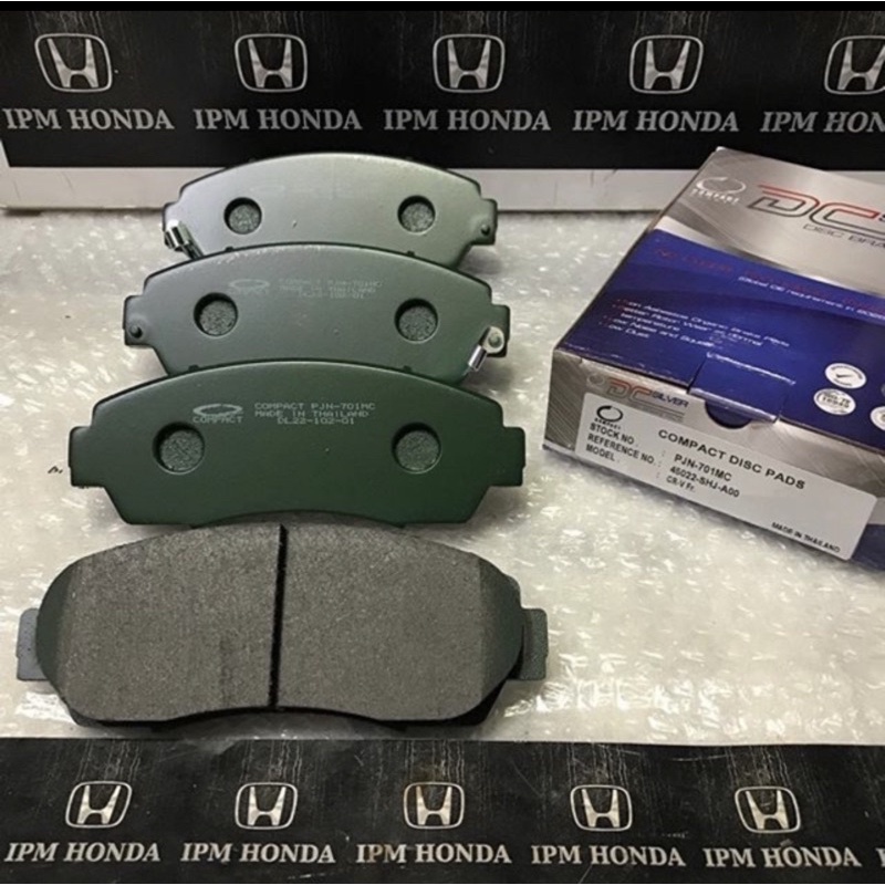 45022 SHJ TOA Compact Thailand Brake pad Kampas Rem Depan Honda CRV GEN 3 dan 4 2007 2008 2009 2010 2011 2012 2013 2014 2015 2016 2017