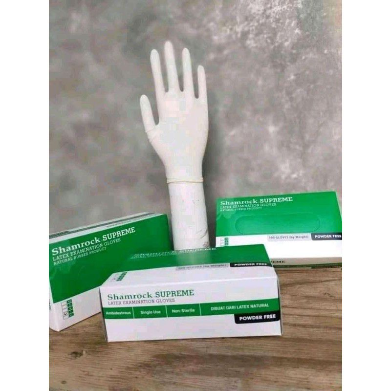 Hand Glove Latex Putih / Sarung Tangan Latex Putih Ecer per Pasang