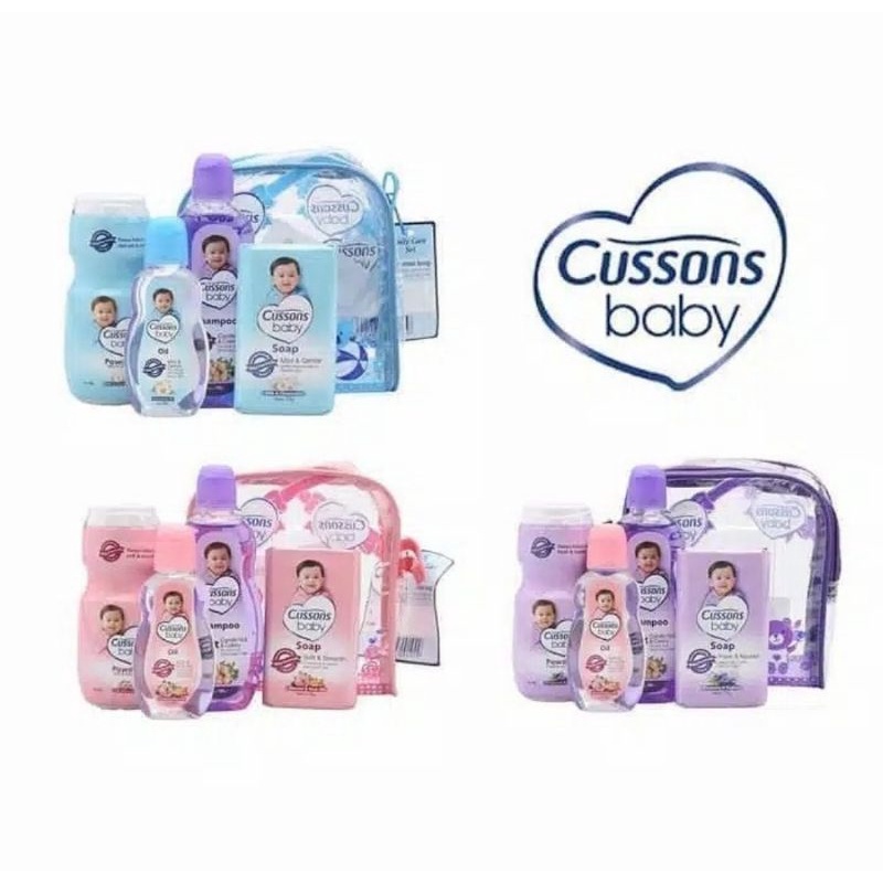 Cussons Baby Mini Bag Gift Set/Set Perlengkapan Perawatan Bayi Cussons