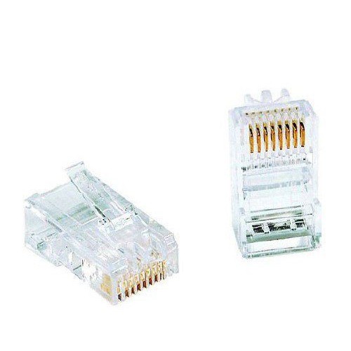 Connector plug rj45 commscope amp cat5 utp 8p/8c ethernet 50pcs 6-554720-5 original - Konektor lan cat 5 5e