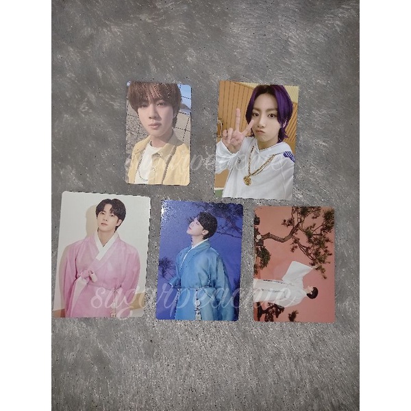 [PHOTOCARD] BTS PC JIN PEACHES | JK CARDI BUTTER | MPC DALMAJUNG