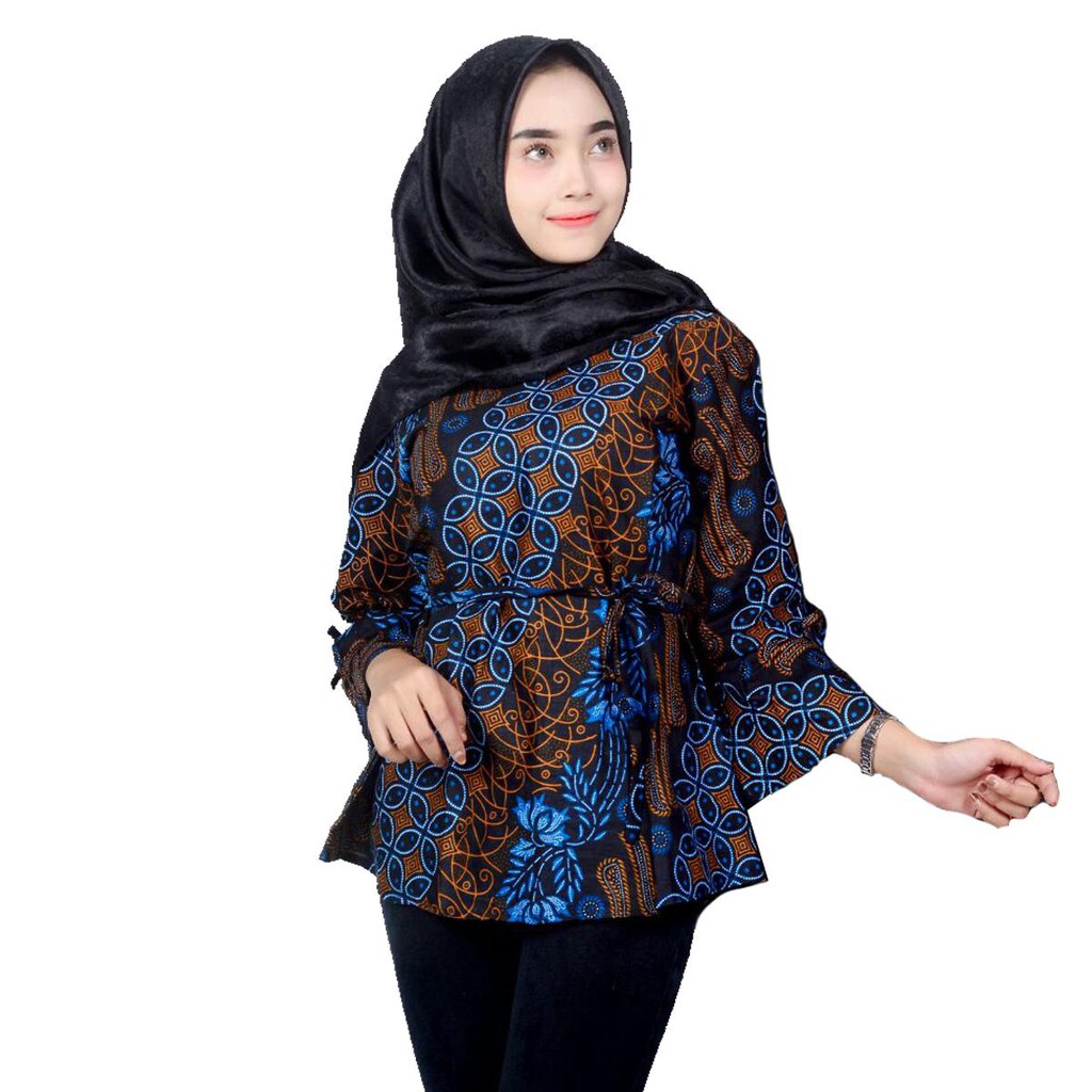 Blouse Batik  Wanita  Termurah Motif Seno Atasan  Batik  