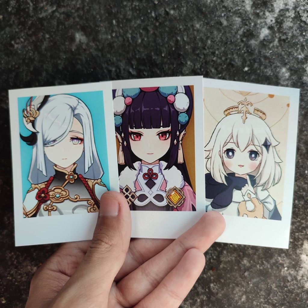 Pola Deco Mini Poster Game Genshin Impact - Paimon Keqing Klee Childe Tartaglia Razor