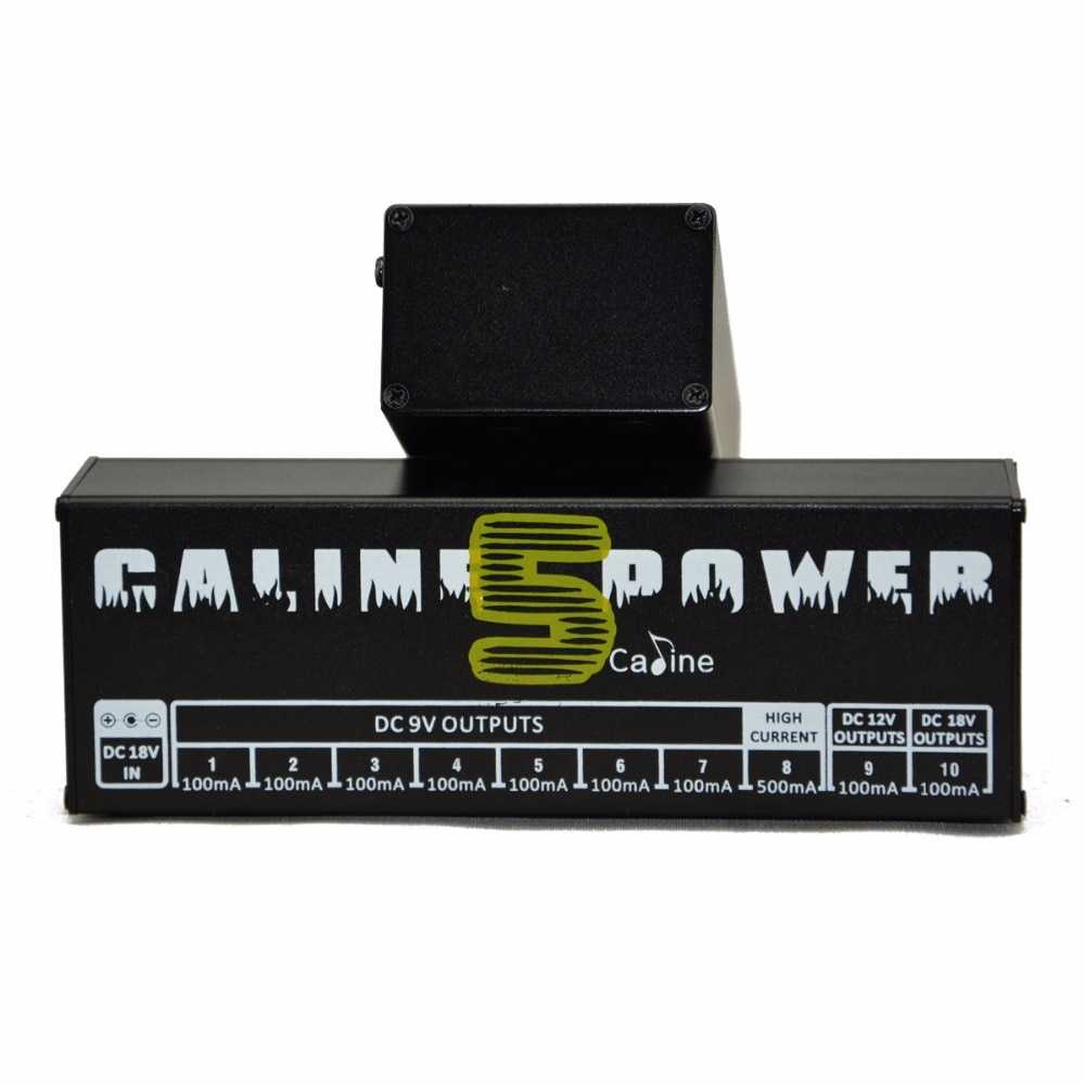 Caline Power Supply 10 Isolated Output EU Guitar Effect Pedal - CP-05-Hitam