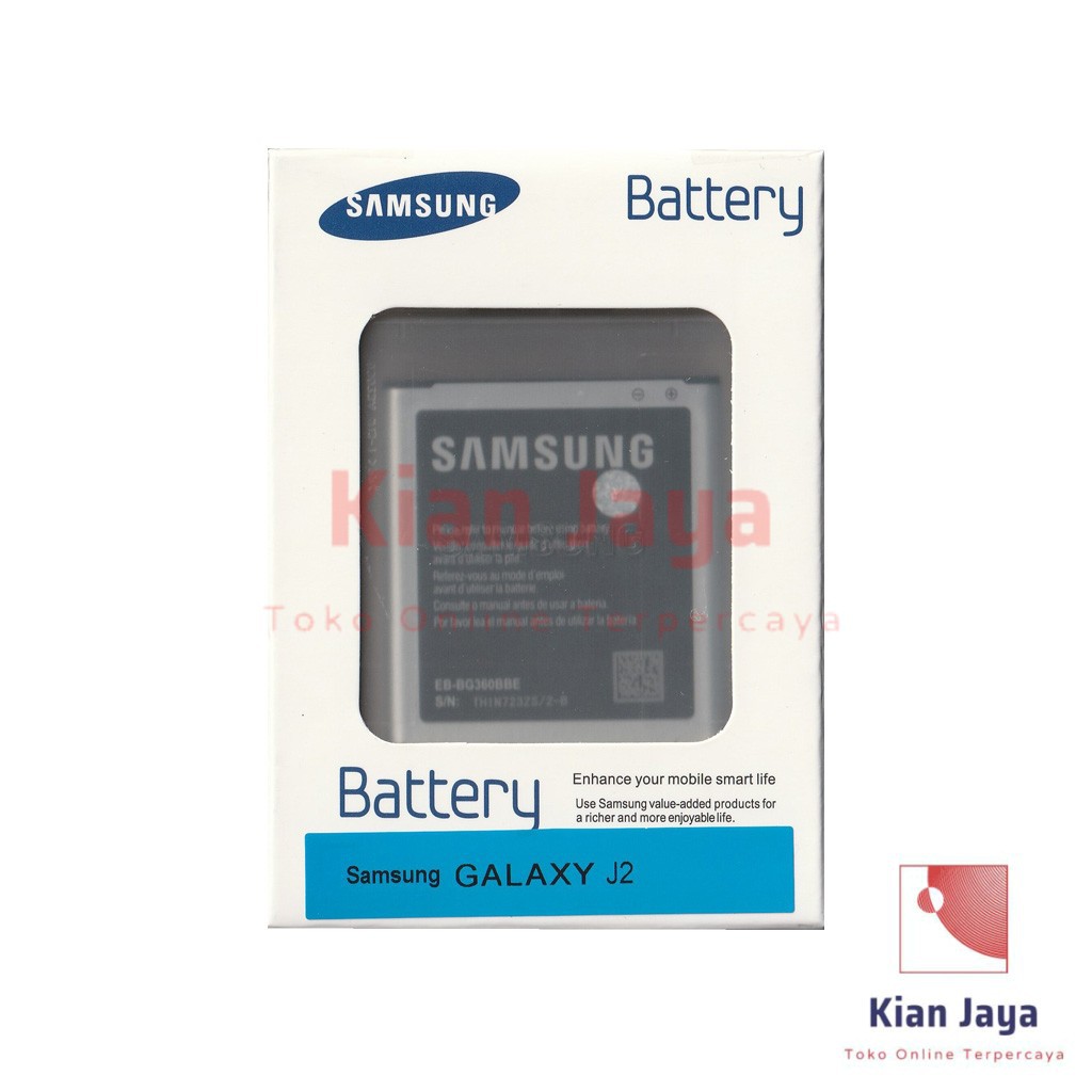 [Garansi 100% Ori] Baterai Galaxy J2 2015 / SM-J200G, SM-J200F, EB-BG360BBE Batre Battery Batrai Hp J200G, G360, J200, Core Prime, J2 2017 Original