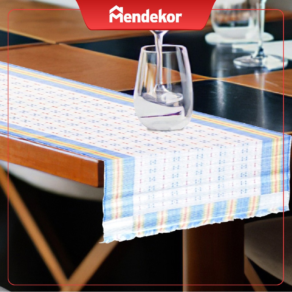 Alas meja makan table runner taplak meja kain panjang 100 200 CM | MENDEKOR Liala