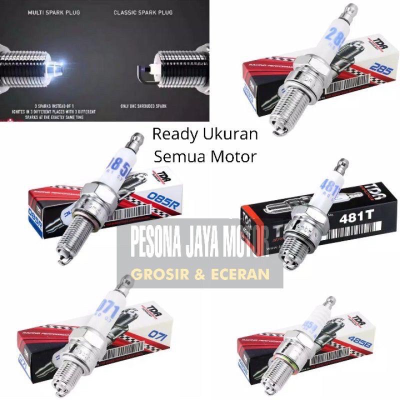 Busi Racing Original Merk TDR Buat Nmax/Aerox/Lexi/Pcx/Vario110/125/150/Cbr/Sonic/Fu/Vixion/Supra125